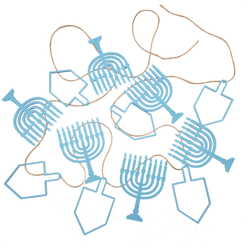 Leuchtgirlande | Chanukka-Symbole