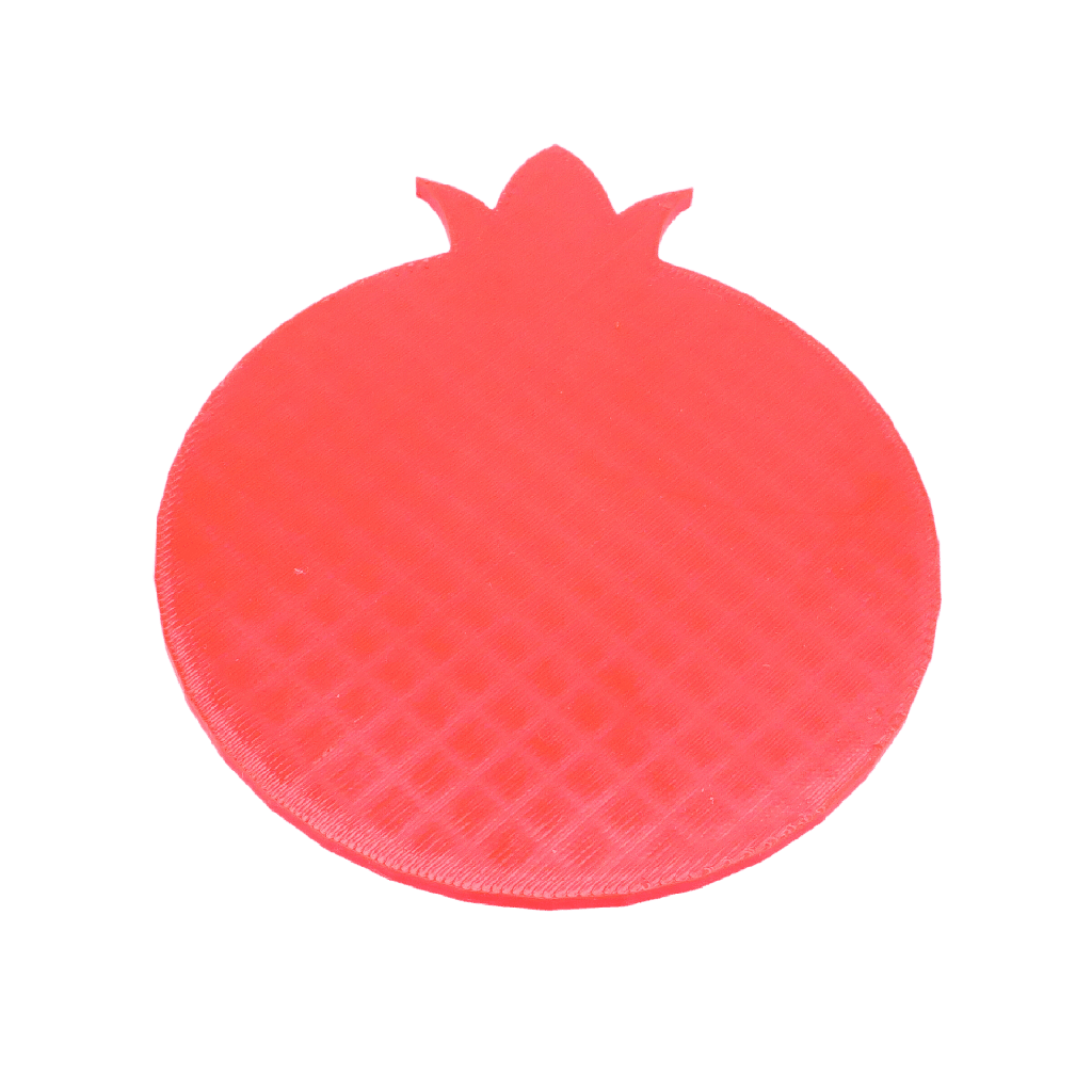 Glasuntersetzer | Granatapfel | 4 Stück