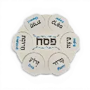 Sederplatte + 6 Schälchen 