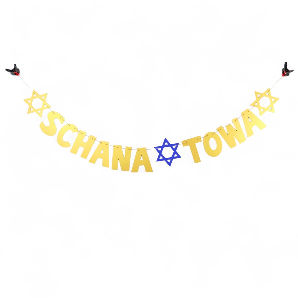 Glänzende Girlande | Schana Towa (ein gutes Jahr)