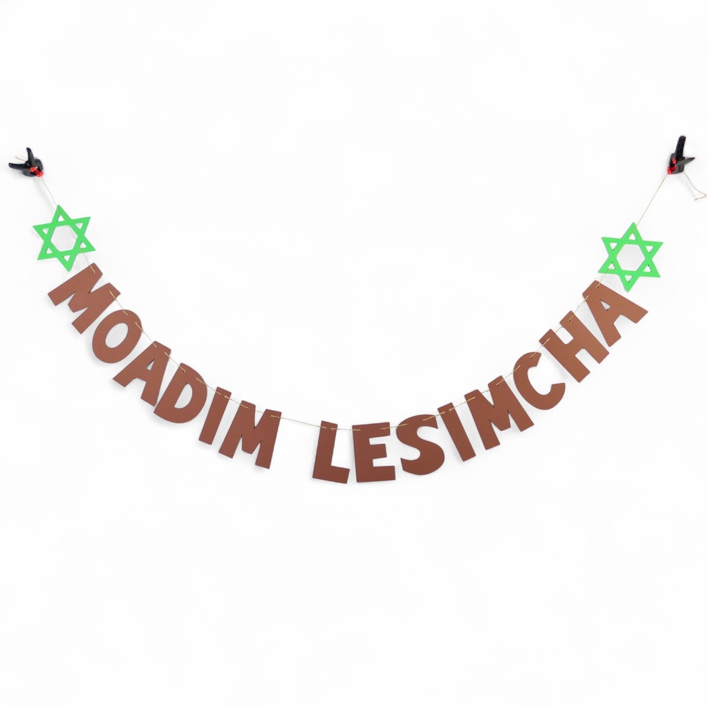 Garland | Moadim le'simcha (happy in-between-holidays)