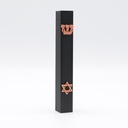 Schwarze Mesusa | Symbole in Kupfer