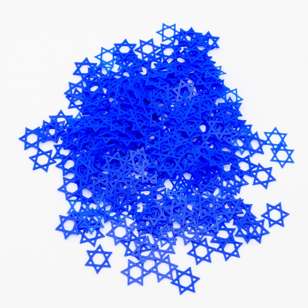 Stars of David | Scatter decoration | 250 pieces