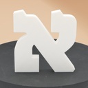 Große Hebräische 3D-Buchstaben