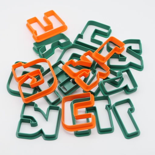 Alefbet cookie cutters | 27 pieces