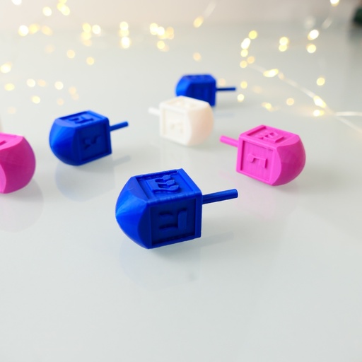 Farbige Dreidel