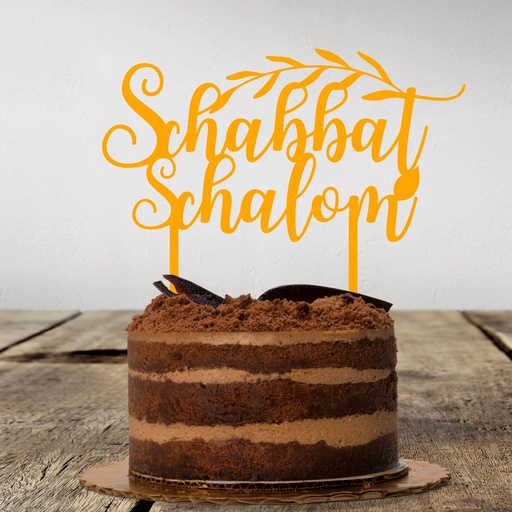 Cake Topper | Shabbat Shalom