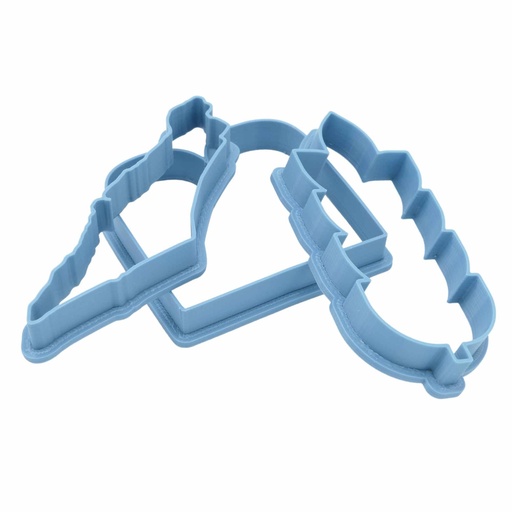 [KB002] 3 x Ausstechformen für Schawuot