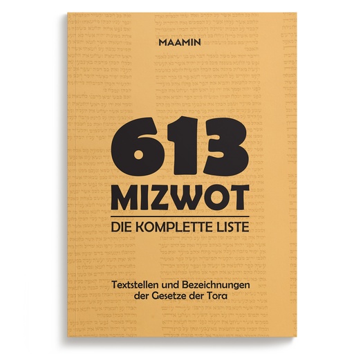613 Mizwot | Komplette Liste 