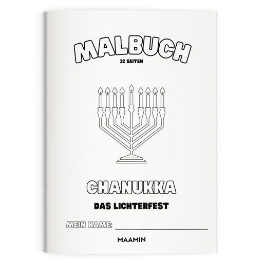 Ausmalbuch | Chanukka | 32 Seiten 