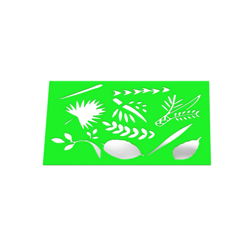 [G0485-2-1] Stencil | Coloring stencil with Sukkot symbols