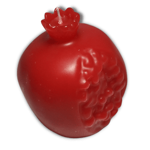 [G0025r] Holiday candle | Rimon Gadol | 1 piece: Red