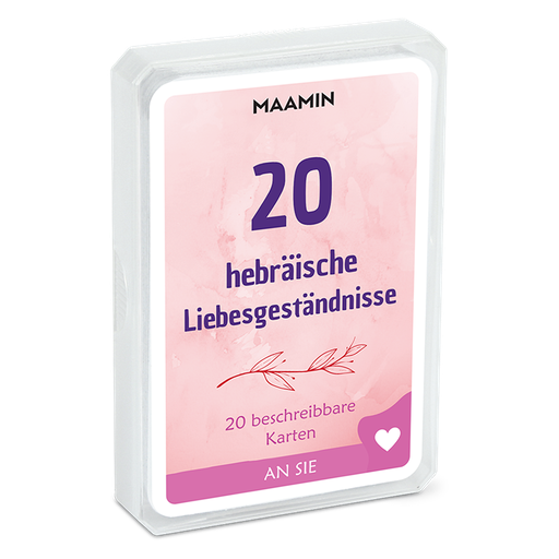 Ahavah cards | 20 love confessions for her