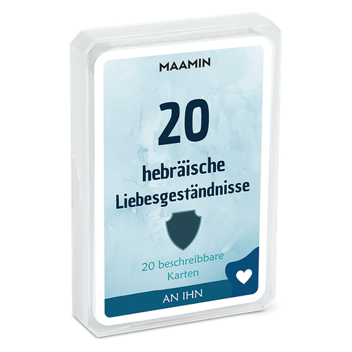 Ahava cards | 20 love confessions for him