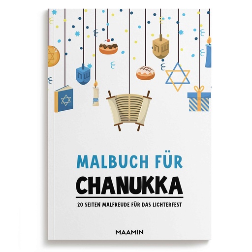 Ausmalheft für Chanukka
