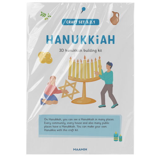 Bastelset 3.2.1 | Chanukkia