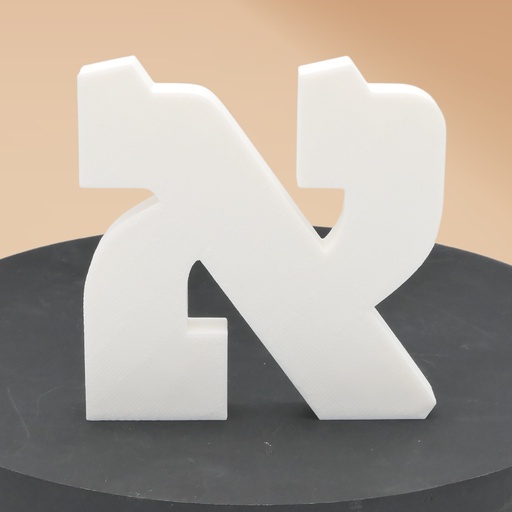 Große Hebräische 3D-Buchstaben