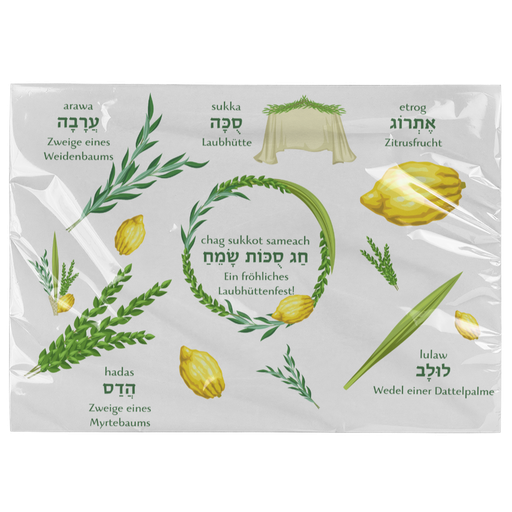4 x Telleruntersetzer | Sukkot