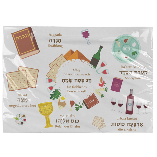 4 x plate coasters | Pessach