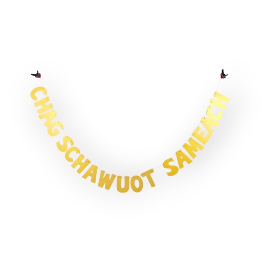 [G0037] Glänzende Girlande | Chag Schawuot Sameach (ein fröhliches Wochenfest)