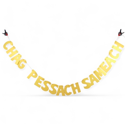 [G0092] Glänzende Girlande | Chag Pessach Sameach (ein fröhliches Pessach-Fest)