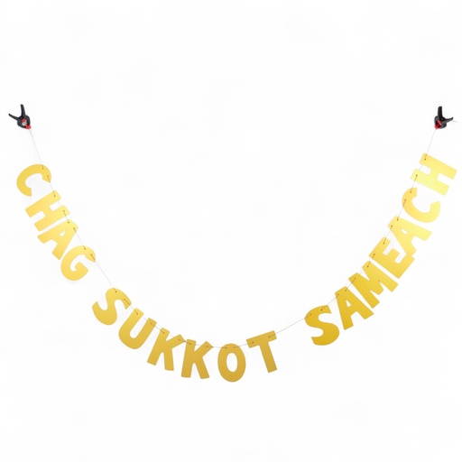 [G0105] Glänzende Girlande | Chag Sukkot Sameach (ein fröhliches Laubhüttenfest)