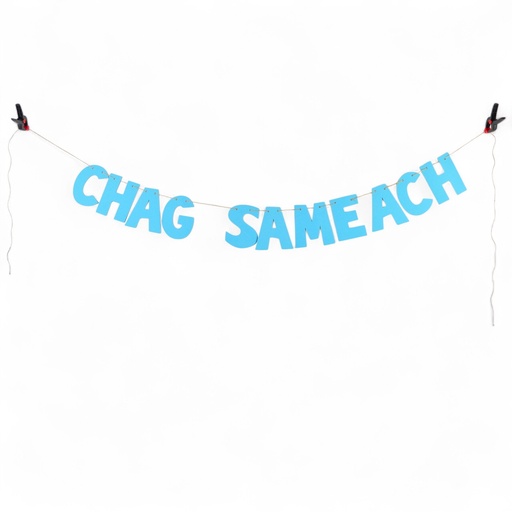 [G0132] Girlande | Chag Sameach (ein fröhliches Fest)