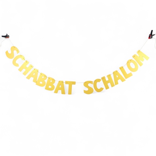[G0135] Glänzende Girlande | Schabbat Schalom
