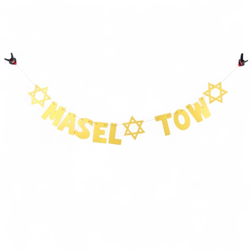 [G0138] Shiny garland | Mazel Tov
