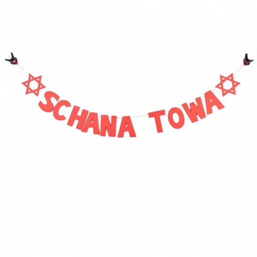 [G0184] Girlande | Schana Towa (ein gutes Jahr)