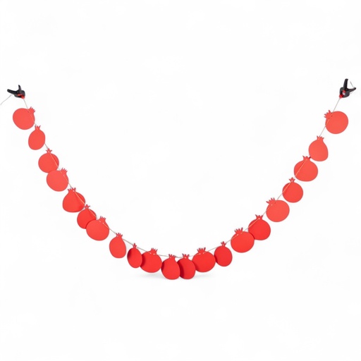 [G0192] Colored garland | Pomegranates