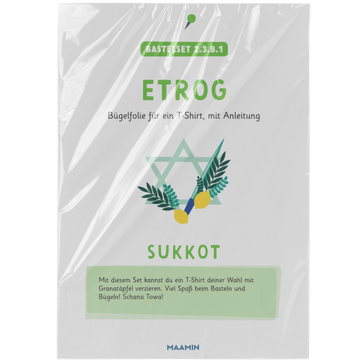 Bügelset 2.3.b.1 für Sukkot | Etrog