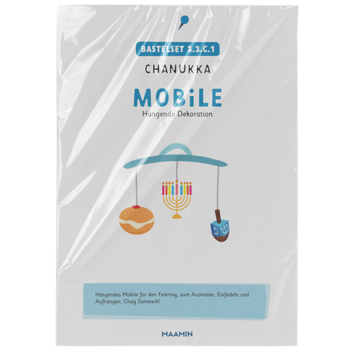 Hanukkah Mobile | Bastelset 3.3.c.1