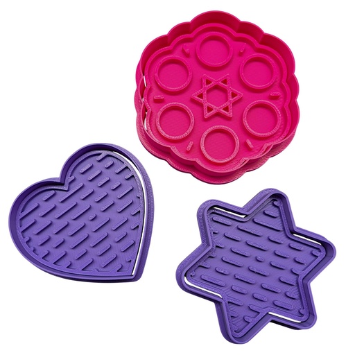 [KB006] 3 x Ausstechformen für Chanukka (Kopie)