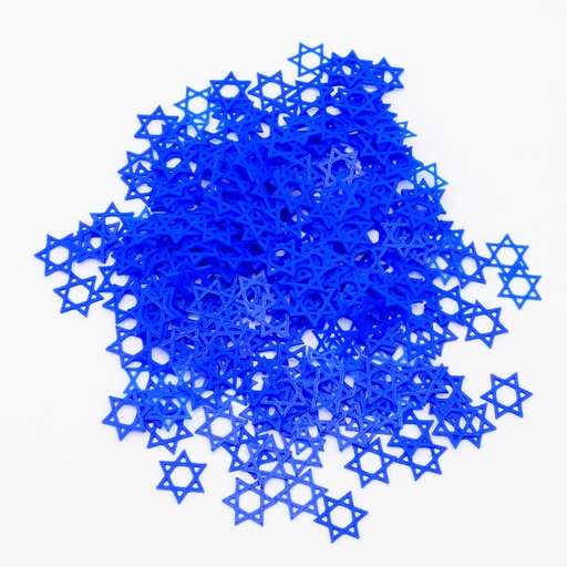 [G0348] Stars of David | Scatter decoration | 250 pieces