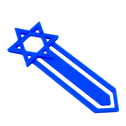 [G0340] 3D-Bookmark | Star of David