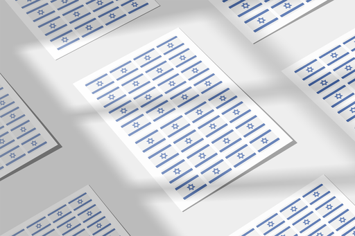 Israel flag | sticker sheets